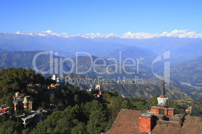 Above the clouds in Nagarkot