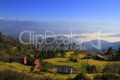 Above the clouds in Nagarkot