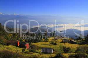 Above the clouds in Nagarkot