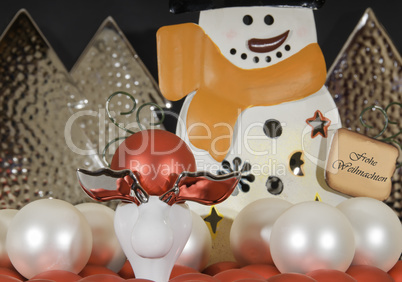 reindeer and snowman 2