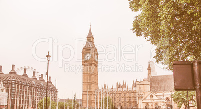 Houses of Parliament vintage