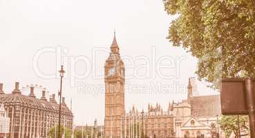 Houses of Parliament vintage