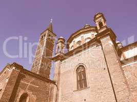 Sant Eustorgio church Milan vintage