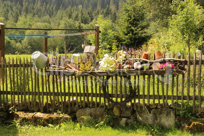 Staketenzaun im Schwarzwald