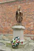 Pope John Paul II monument in Drohobych