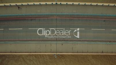 Top View Close-up Shot of Tower Bridge London Lift Opening