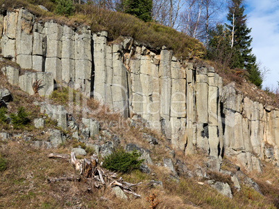 Old Basalt Quarry In The Ore Mountains