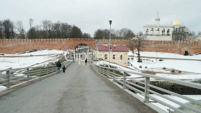 Novgorod Kremlin and the bridge, V.Novgorod,Russia