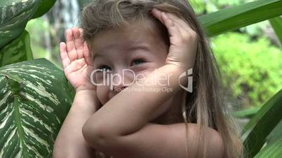 Shy Or Timid Toddler Girl