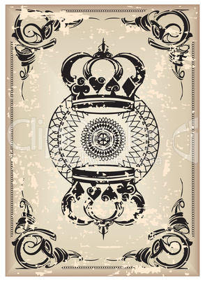 Old playing card