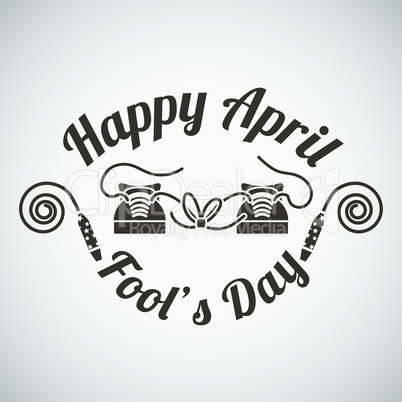 April fool's day emblem