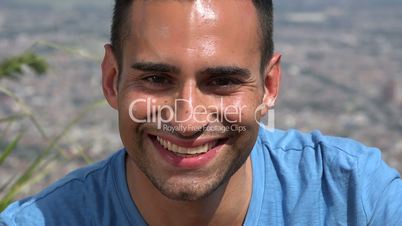 Smiling Hispanic Young Man