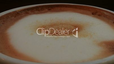 Adding Sugar to Caffe Latte Ultra Macro Shot