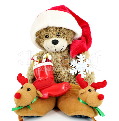 teddy bear Santa Claus