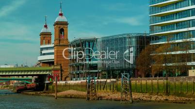 Nonstop POV Boat Trip Hyperlapse in the River Thames, London, UK