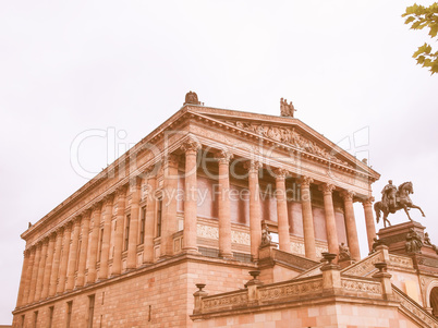 Alte National Galerie in Berlin vintage