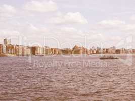 London docks vintage