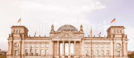 Reichstag in Berlin vintage