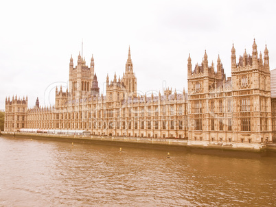 Houses of Parliament vintage