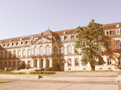 Schlossplatz (Castle square), Stuttgart vintage