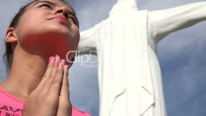 Woman Praying To God