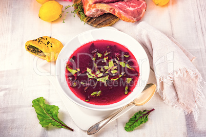 beet green soup