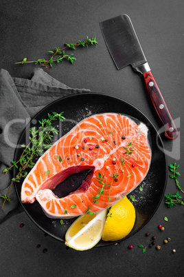 salmon steak