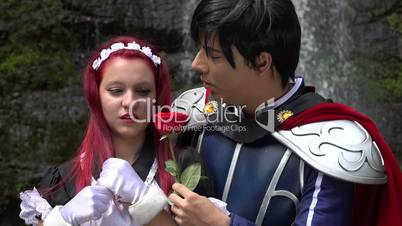 Romantic Prince And Female Cosplay