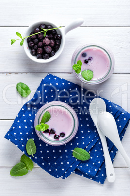 blueberry yogurt