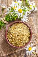 Dry chamomile