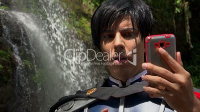 Cosplay Prince Taking Selfie