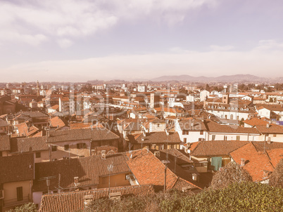 Chieri aerial view vintage