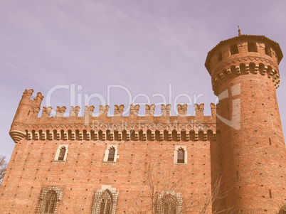 Castello Medievale, Turin, Italy vintage