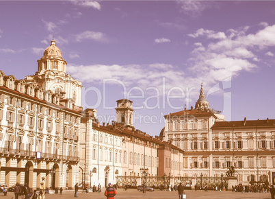 Piazza Castello, Turin vintage