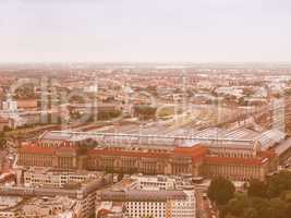Leipzig aerial view vintage