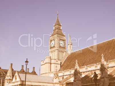 Houses of Parliament vintage