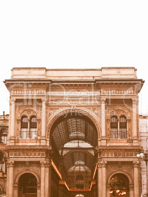 Galleria Vittorio Emanuele II, Milan vintage