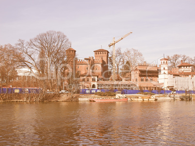 Castello Medievale, Turin, Italy vintage