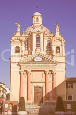 Church of San Bernardino meaning St Bernardine in Chieri vintage