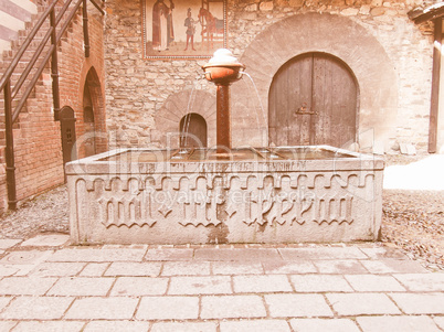 Castello Medievale, Turin, Italy vintage