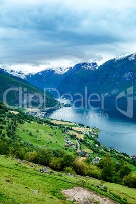 Beautiful Nature Norway Stegastein Lookout.