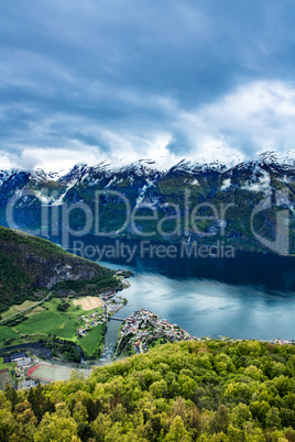 Beautiful Nature Norway Stegastein Lookout.