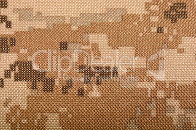 Close-up of a piece of camouflage cloth
