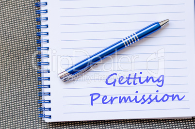 Getting permission write on notebook