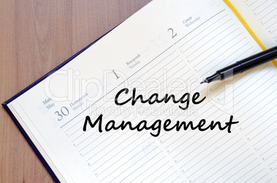 Change management write on notebook