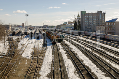 The railway station