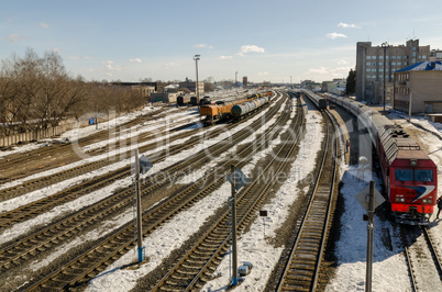 The railway station