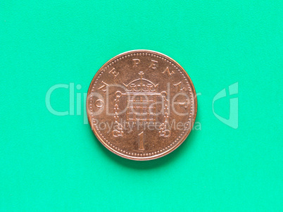 GBP Pound coin - 1 Penny