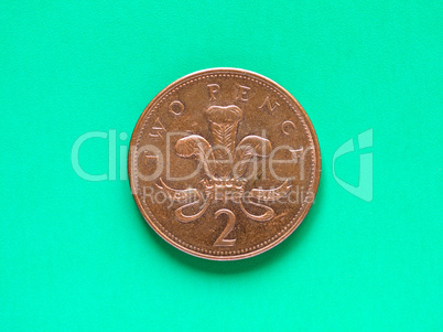 GBP Pound coin - 2 Pence