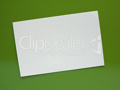 Blank paper tag label